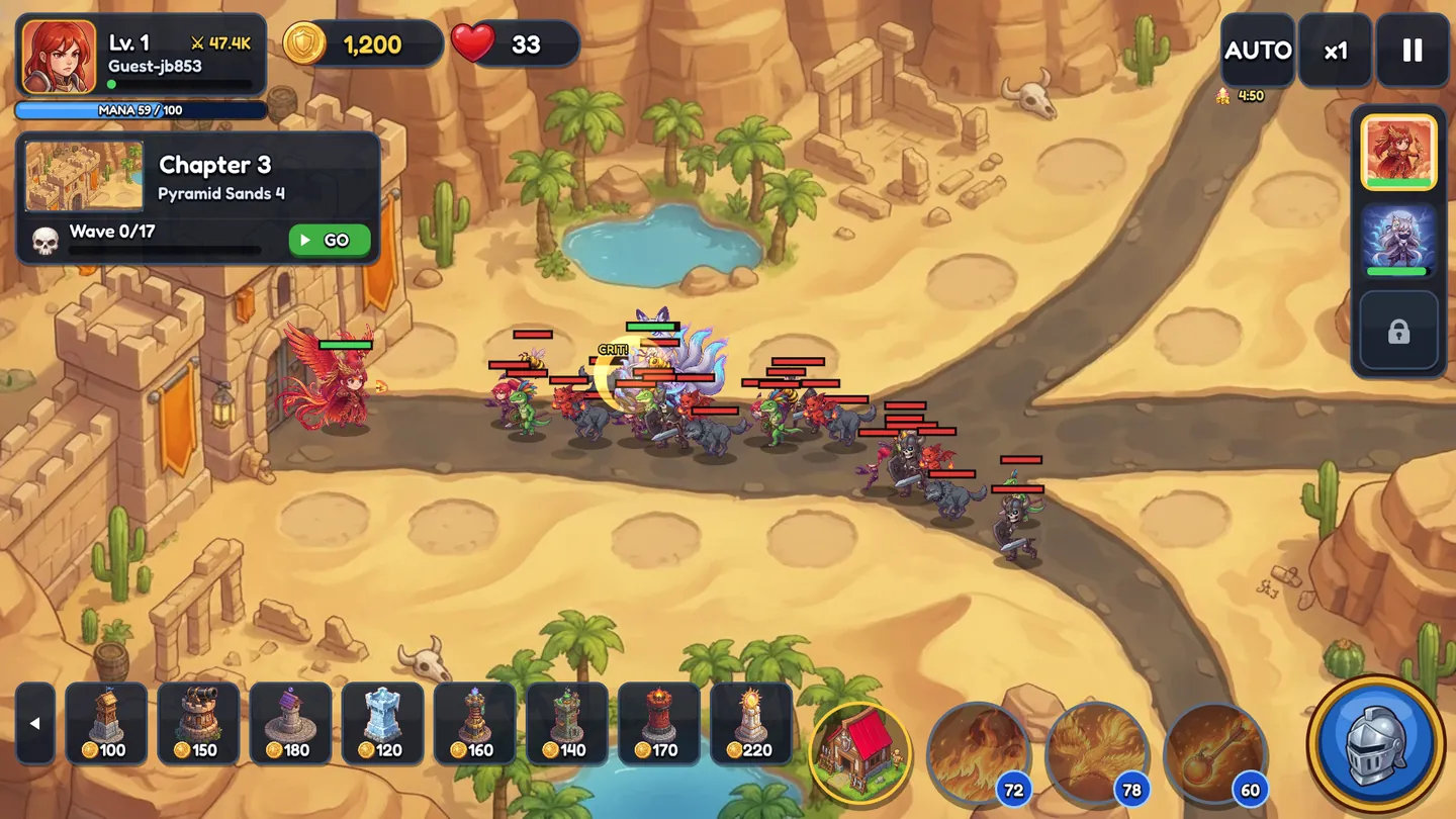 Heroes in SS skins defending the road